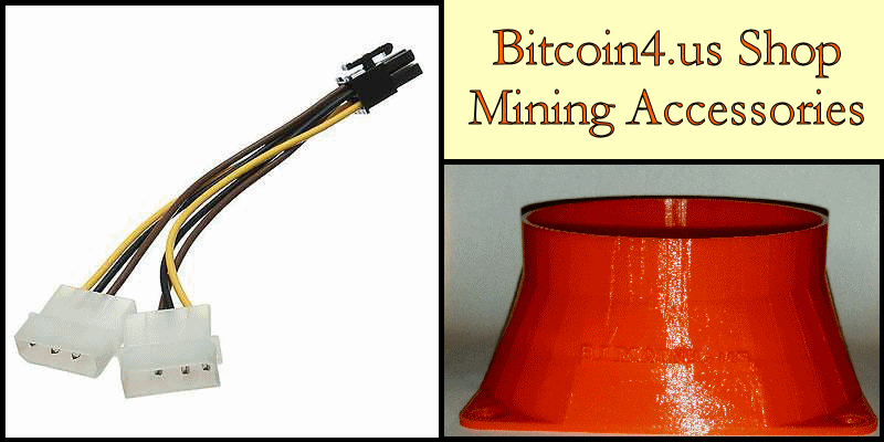 Mining Accessories frm Bitcoin4.us