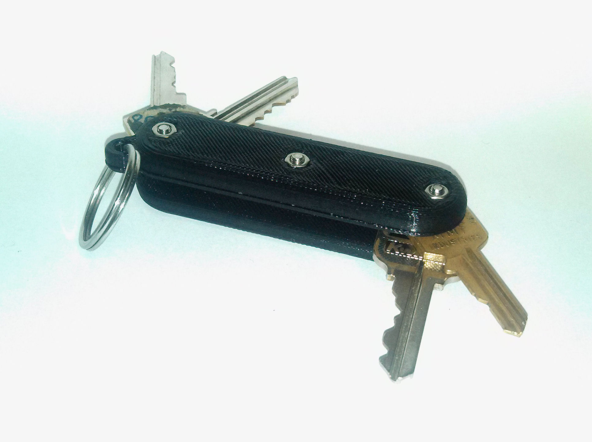 3-D printed Swiss Army knife style keychain - Click Image to Close